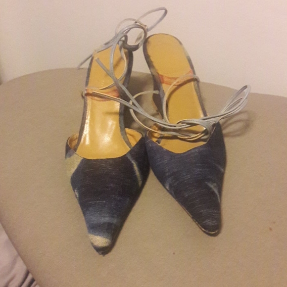 Blue tie wedges - Picture 2 of 8